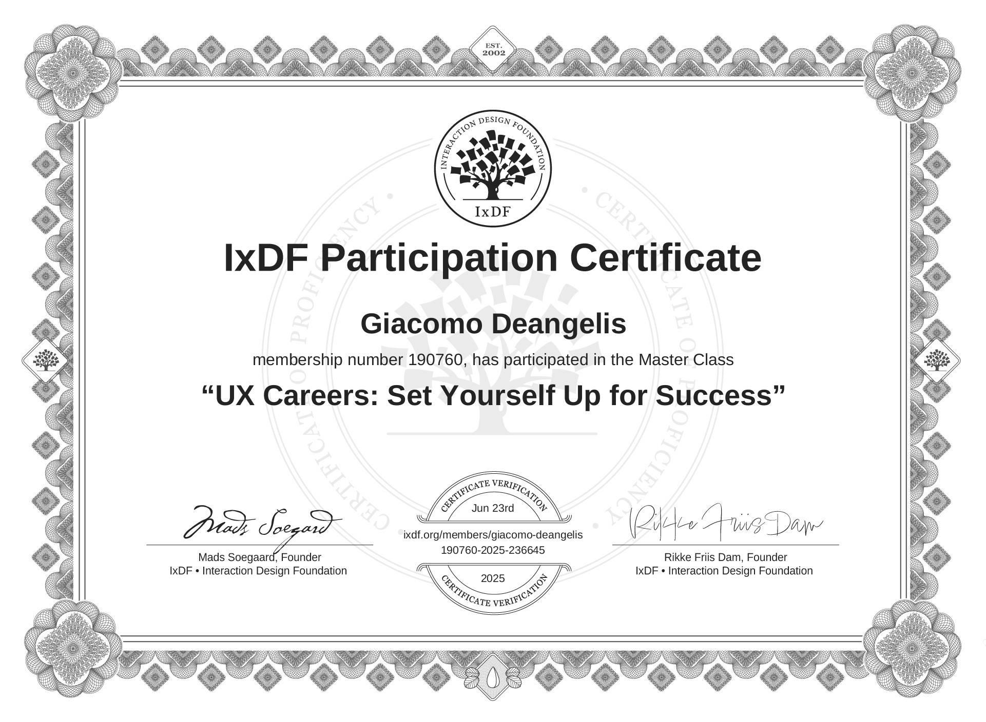 IxDF: UX Careers - Set Yourself Up for Success